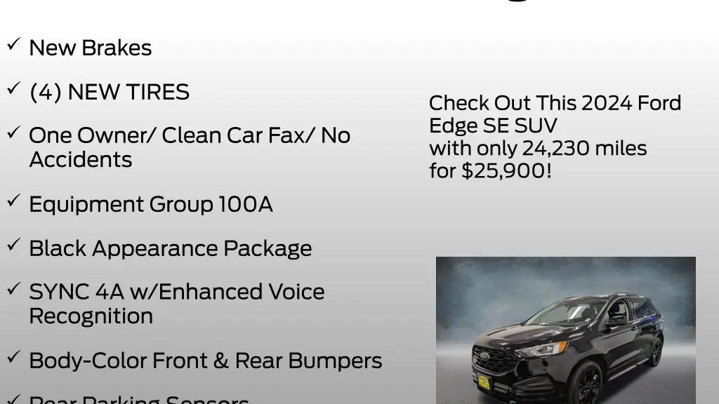 2024 Ford Edge SE