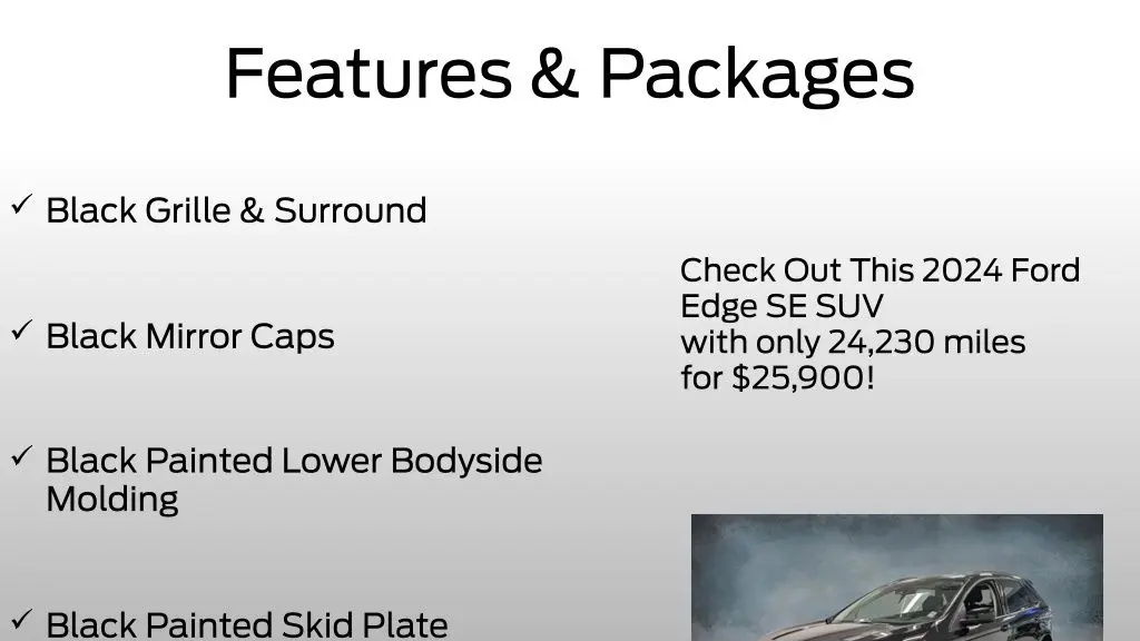 2024 Ford Edge SE