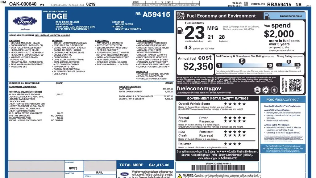 2024 Ford Edge SE