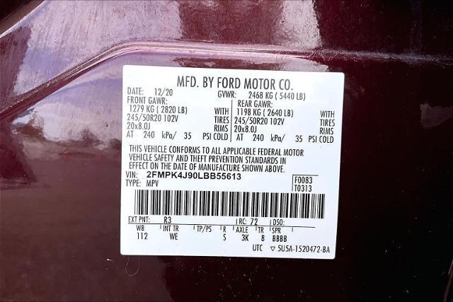 2020 Ford Edge - $17,740