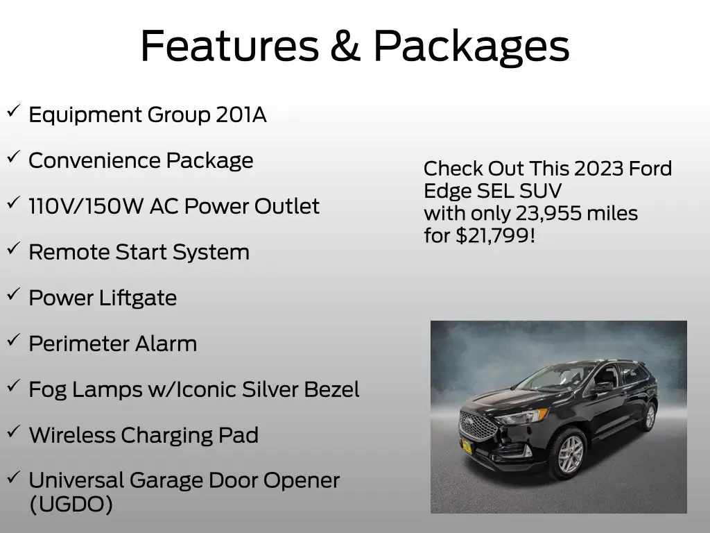 2023 Ford Edge - $21,799