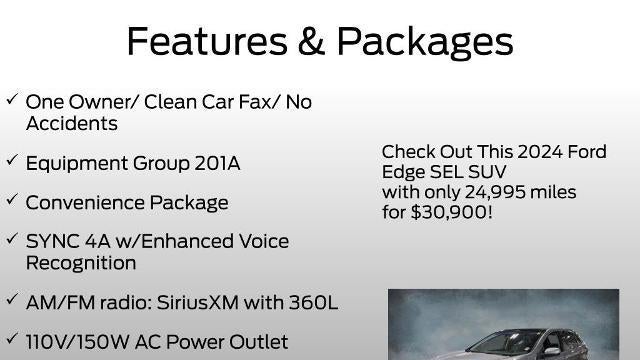 2024 Ford Edge SEL
