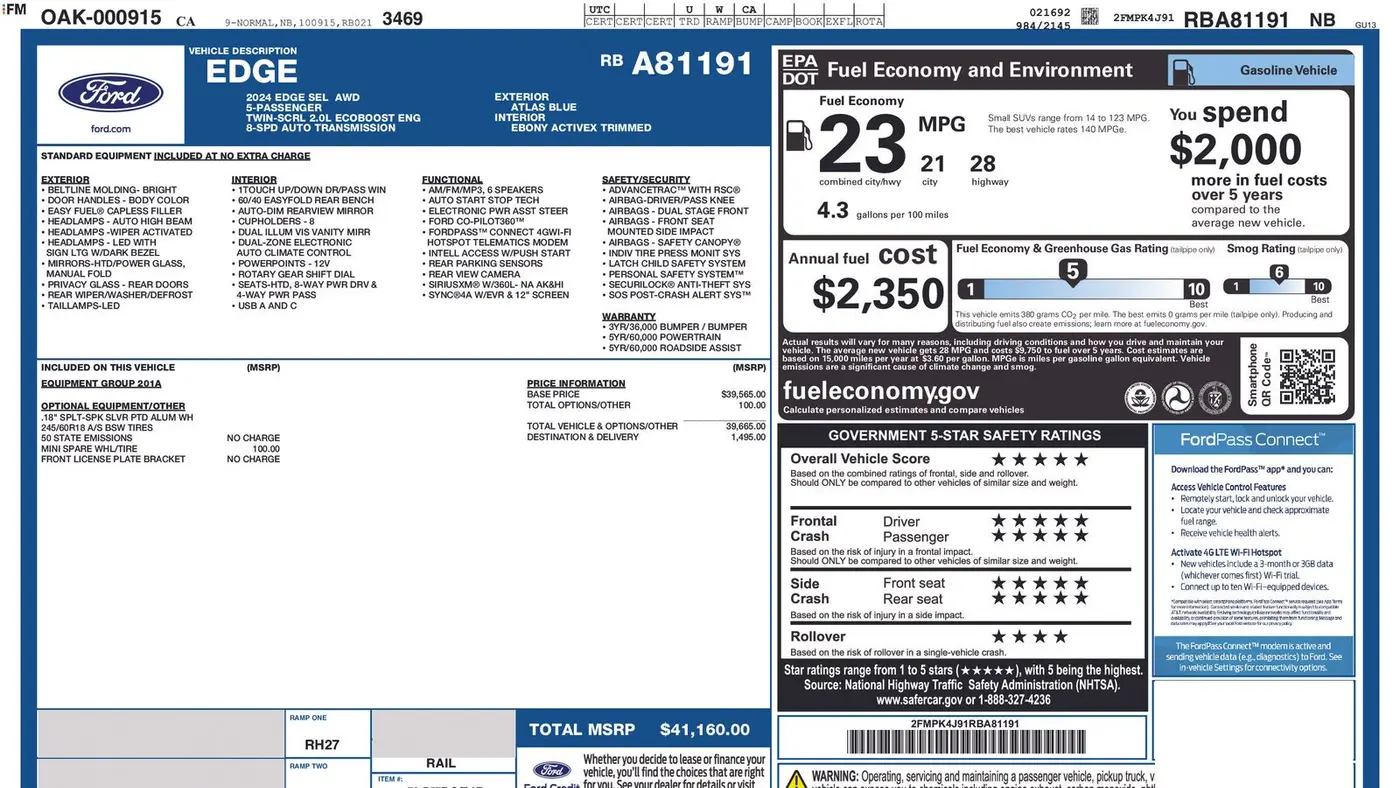 2024 Ford Edge SEL