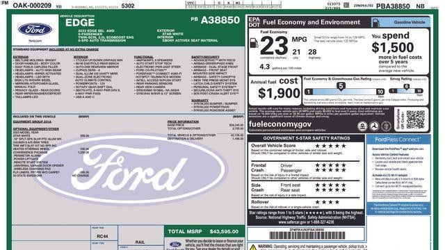 2023 Ford Edge SEL