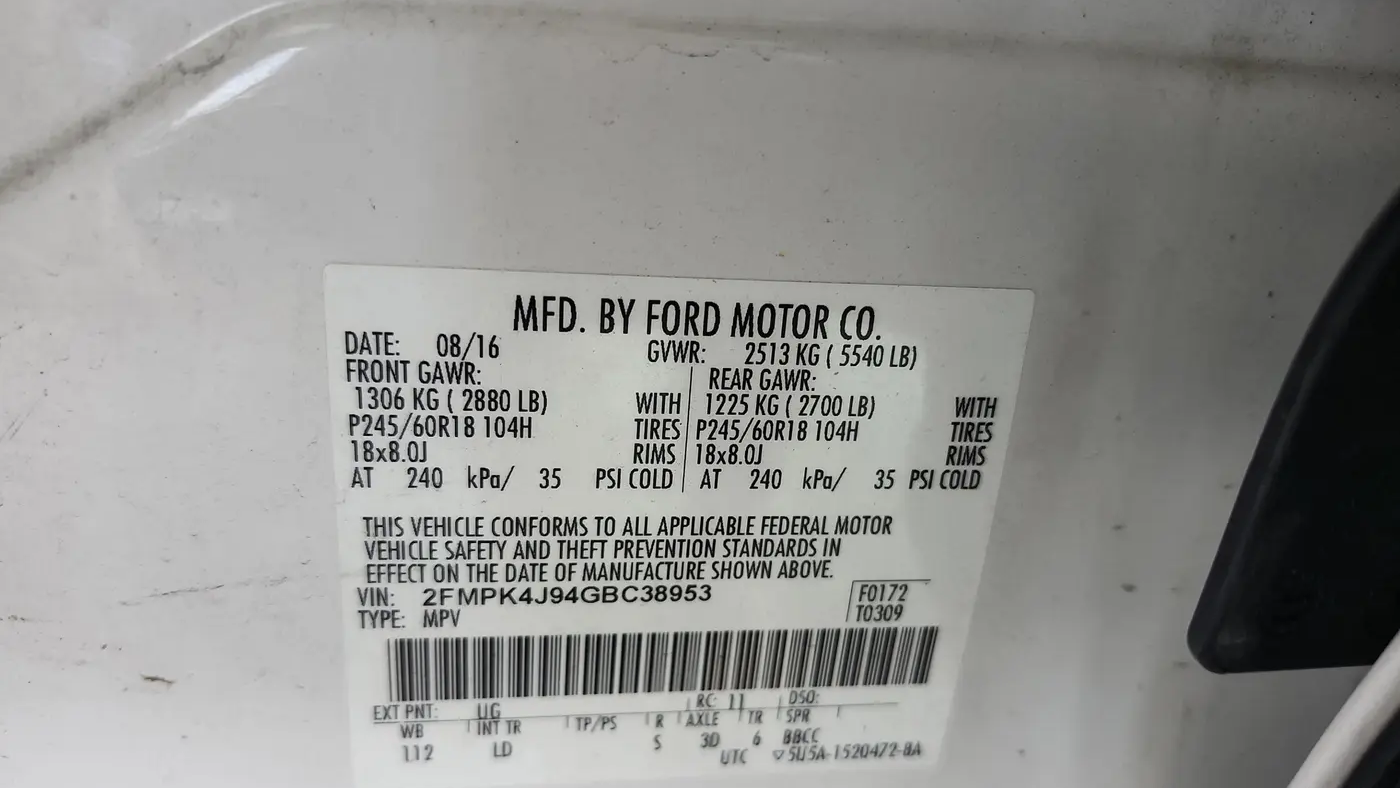 2016 Ford Edge SEL