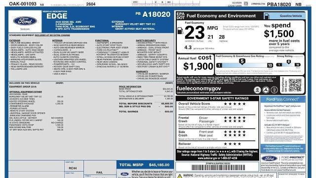 2023 Ford Edge SEL