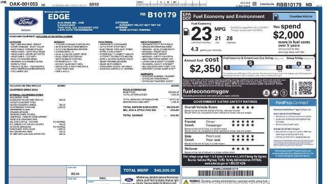 Preowned 2024 Ford Edge SEL for Sale