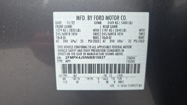 2022 Ford Edge ST-Line