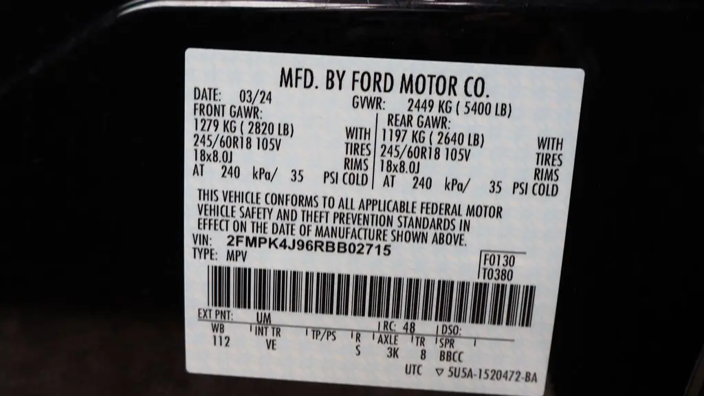 2024 Ford Edge ST-Line