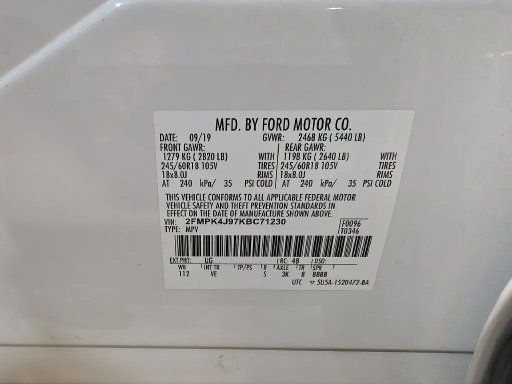 2019 Ford Edge - $14,748