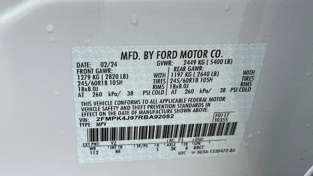 2024 Ford Edge ST-Line