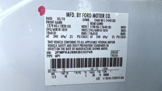 2019 Ford Edge SEL