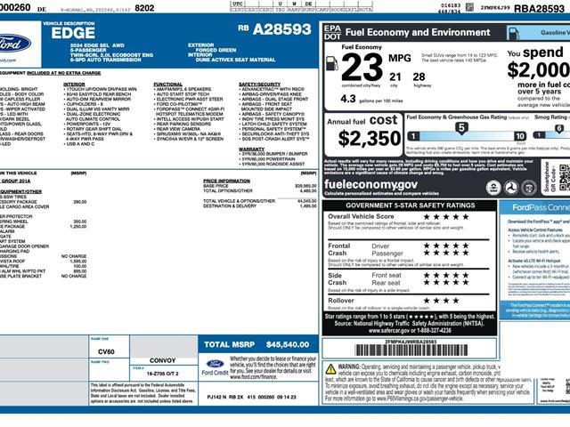 2024 Ford Edge - $30,090