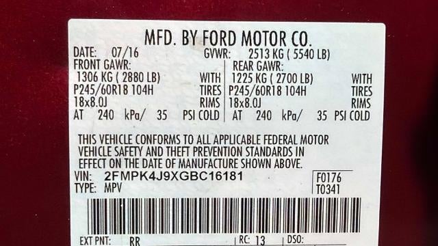 2016 Ford Edge SEL