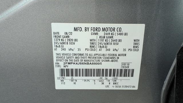 2022 Ford Edge ST-Line
