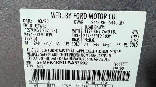 2020 Ford Edge Titanium
