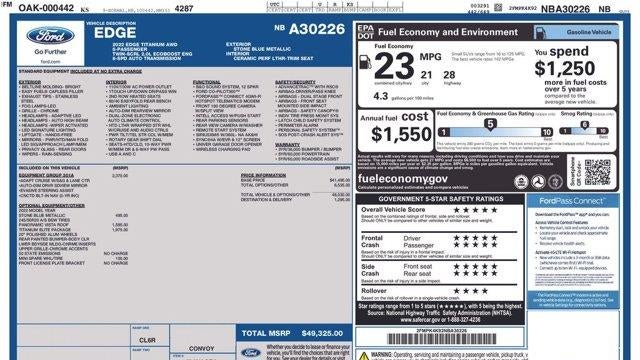 2022 Ford Edge Titanium