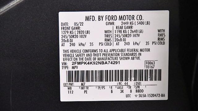 2022 Ford Edge Titanium