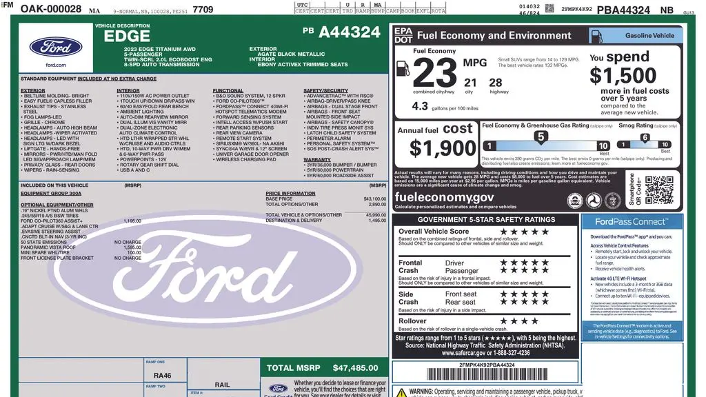 2023 Ford Edge Titanium