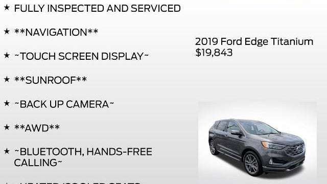 2019 Ford Edge Titanium