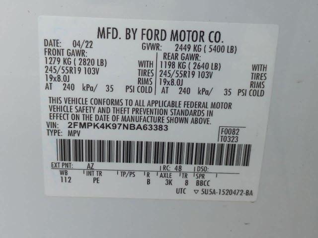 2022 Ford Edge - $21,279