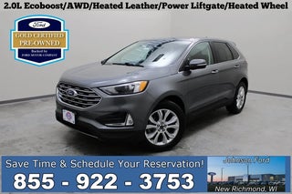 2024 Ford Edge with Light Blue Clearcoat Metallic Exterior