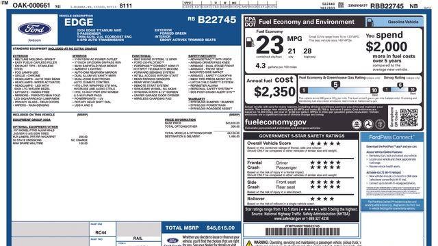 2024 Ford Edge Titanium
