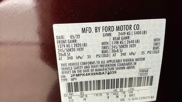 2022 Ford Edge Titanium