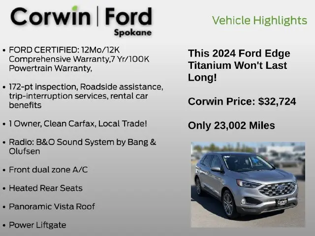 2024 Ford Edge - $32,724