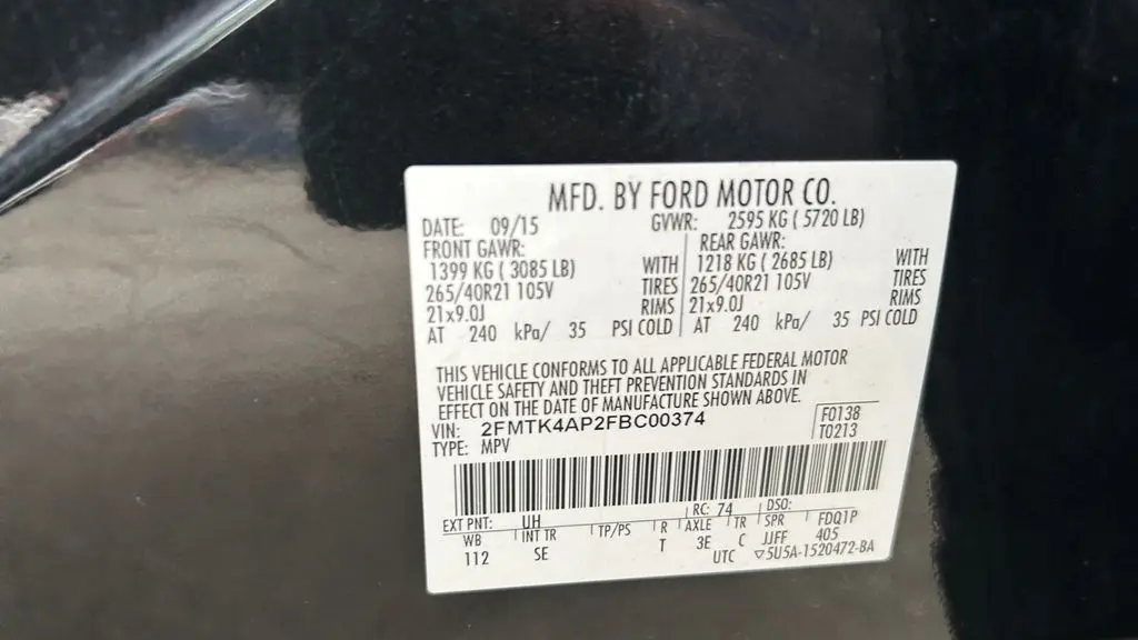 2015 Ford Edge Sport
