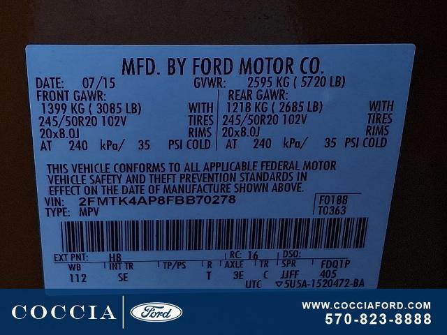 2015 Ford Edge - $14,990
