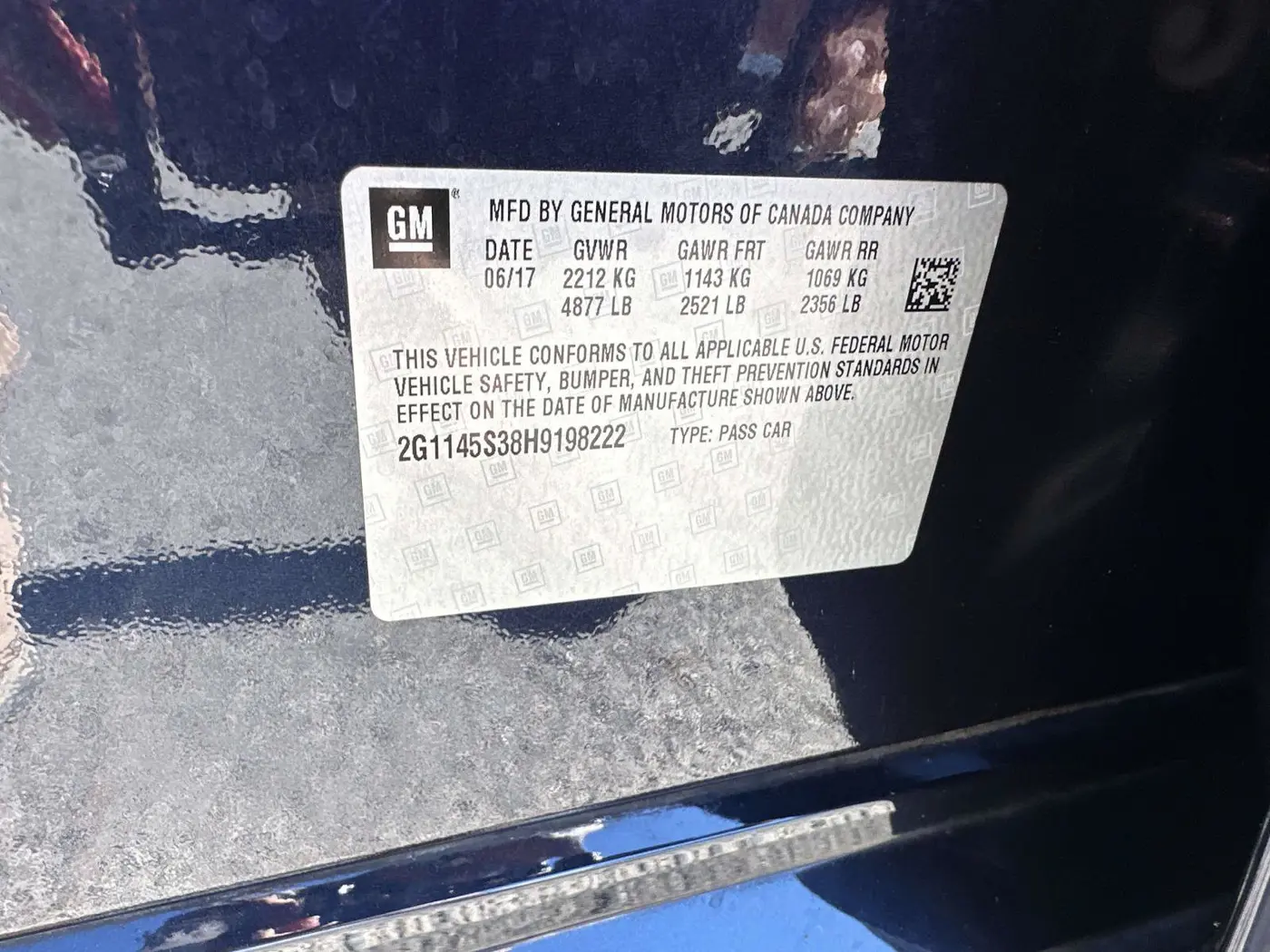 2017 Chevrolet Impala - $13,500