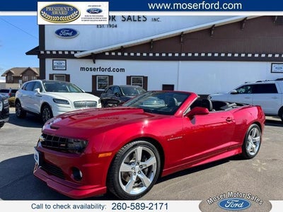 2012 Chevrolet Camaro SS 2DR Convertible W/2SS