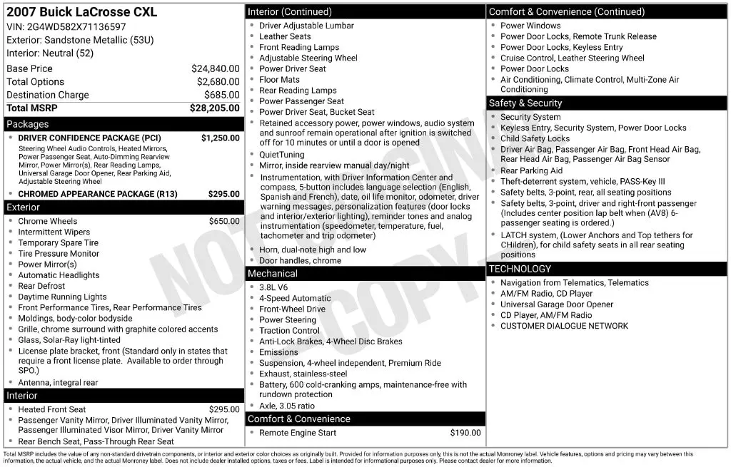 2007 Buick LaCrosse