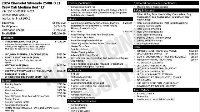 2024 Chevrolet Silverado 2500HD LT