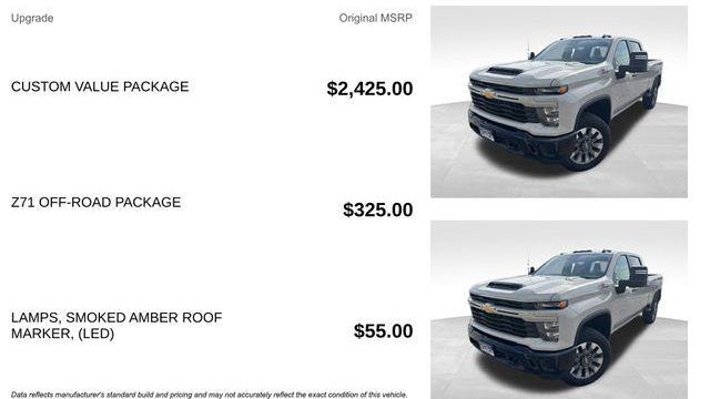 2026 Chevrolet Silverado 2500HD Custom
