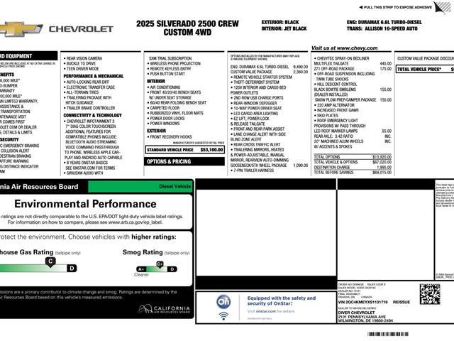 2025 Chevrolet Silverado Hd - $50,950