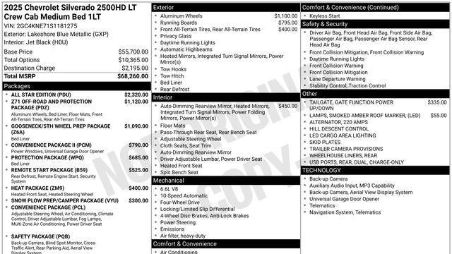 2025 Chevrolet Silverado 2500HD LT