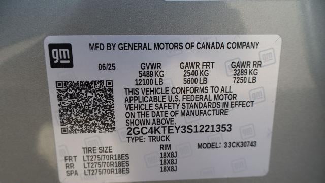2025 Chevrolet Silverado 3500HD LT
