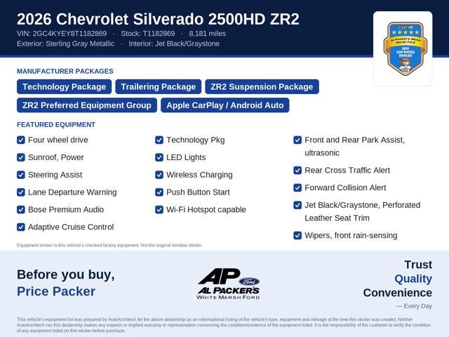 2026 Chevrolet Silverado Hd - $77,988