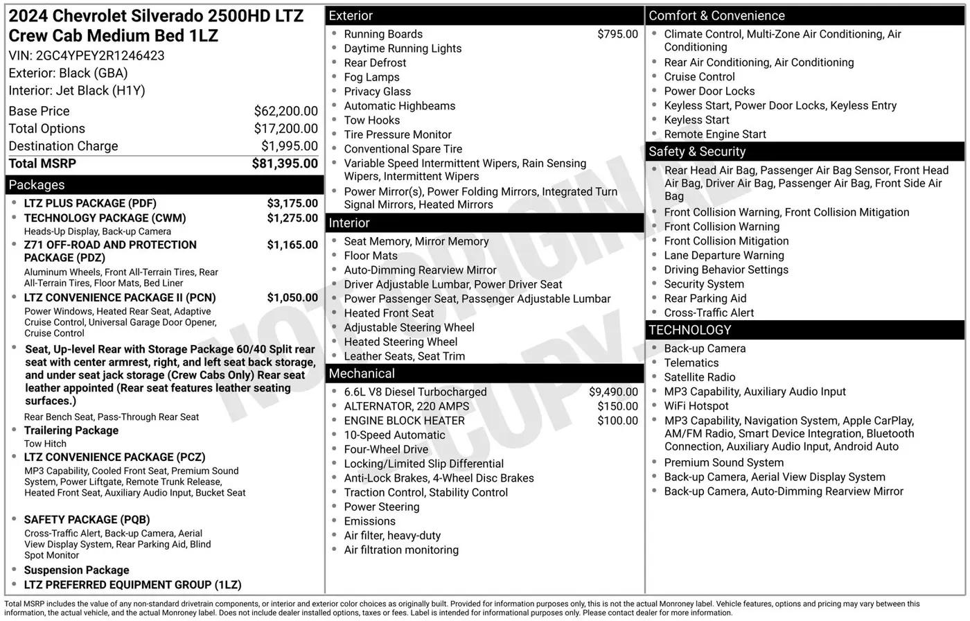 2024 Chevrolet Silverado Hd - $54,000