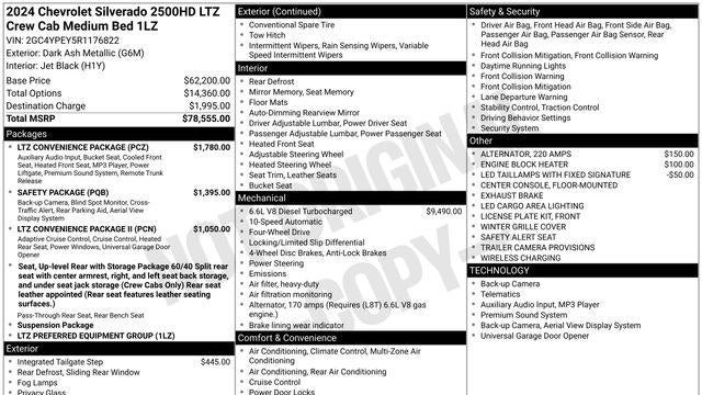 2024 Chevrolet Silverado 2500HD LTZ