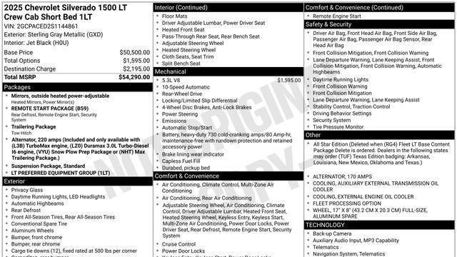 2025 Chevrolet Silverado 1500 LT