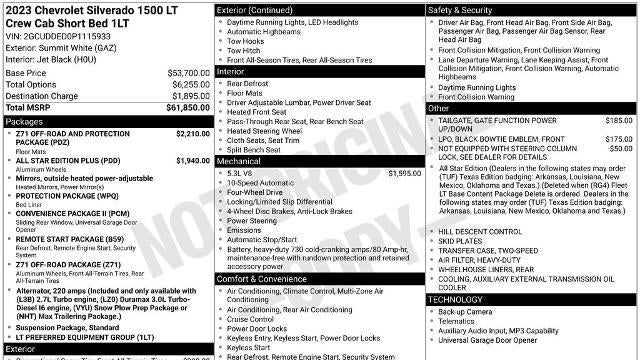 2023 Chevrolet Silverado 1500 LT