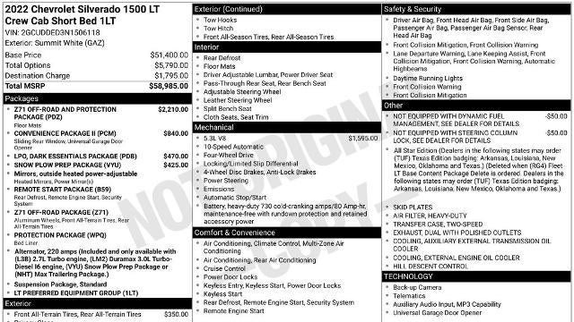 2022 Chevrolet Silverado 1500 LT