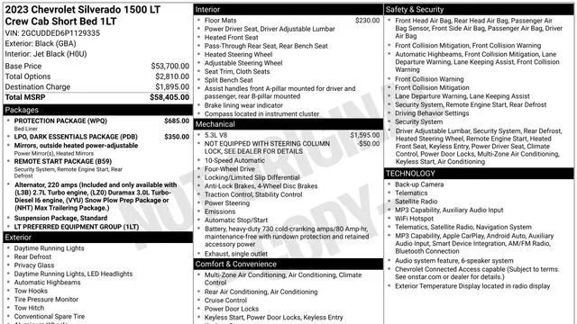 2023 Chevrolet Silverado 1500 LT