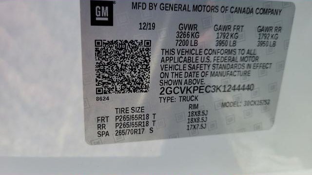 2019 Chevrolet Silverado 1500 LD LT