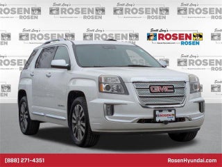 2017 GMC Terrain with White Frost Tricoat Exterior