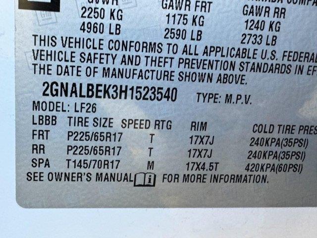 2017 Chevrolet Equinox - $11,944