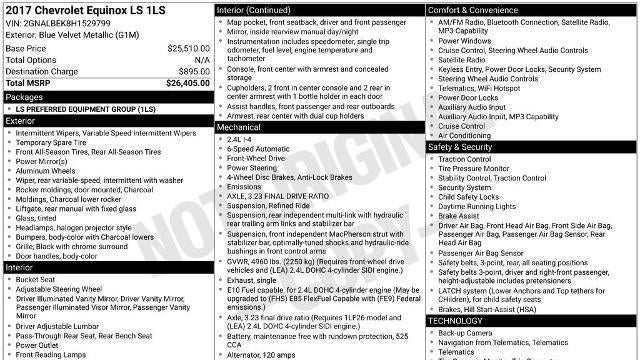 2017 Chevrolet Equinox LS
